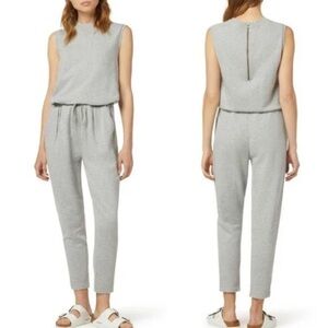 NWT Joes Jeans Marnie Cotton Tank Jumpsuit Heather Grey Gray Lounge Sz XL